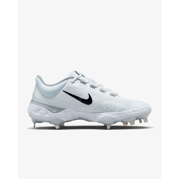 Nike Alpha Huarache Elite 4 Low Baseball Cleats FD2745 100 White Men's Size 9.5 - Picture 4 of 8